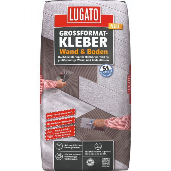 Lugato Grossformat-Kleber für Wand & Boden – 20kg