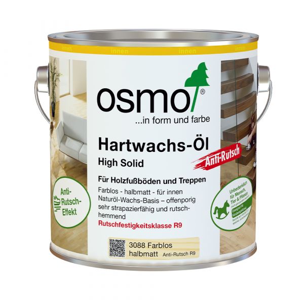 Osmo Hartwachs-Öl Anti-Rutsch Halbmatt - 25 Liter 10400092