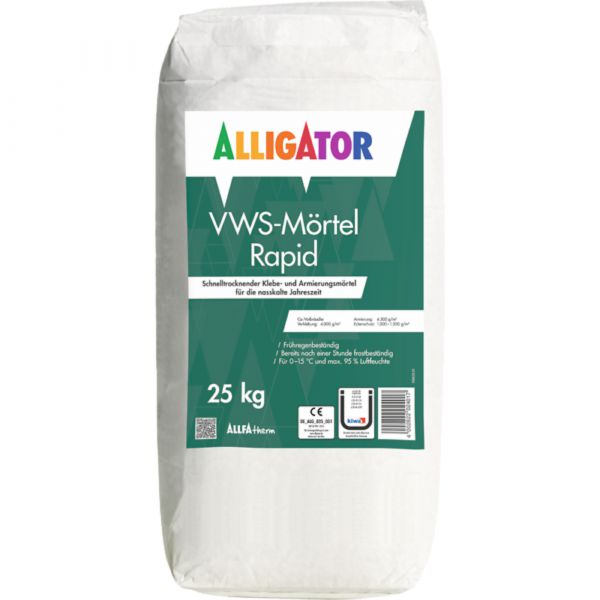 Alligator VWS-Mörtel Rapid – 25kg