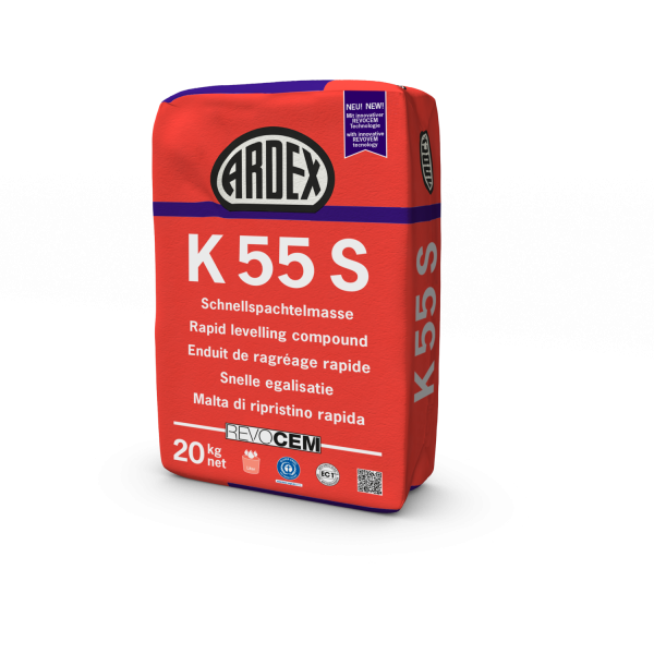 ARDEX K 55 S Schnellbodenspachtelmasse – 20 kg