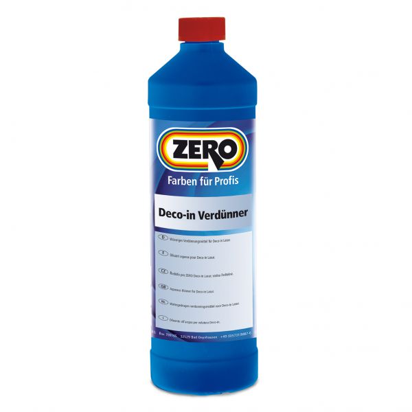 Zero Deco-in Verdünner – 1 Liter - Hier Deko Produkte bestellen