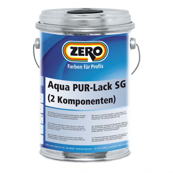 Zero Aqua PUR Lack Seidenglanz - inkl. Härter