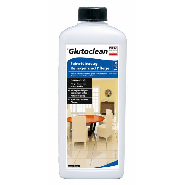 Glutoclean Feinsteinzeug Reiniger und Pflege – 1 Liter