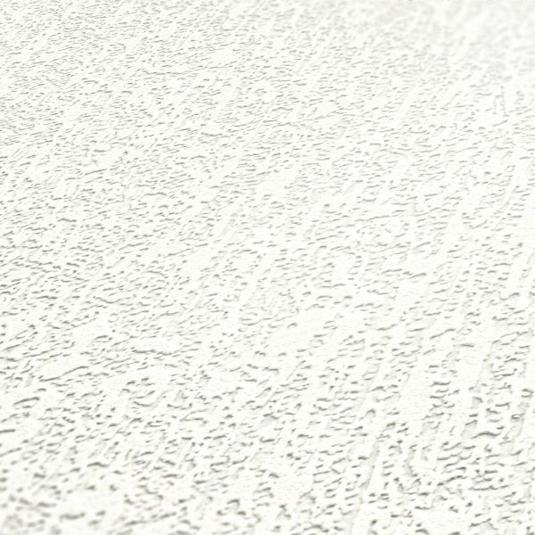 AS Creation Unitapete Überstreichbar Weiß 866-355611 - 25,00 m x 1,06 m