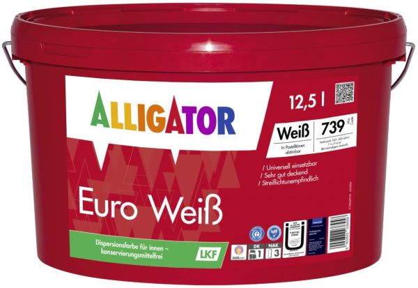 Alligator Euro Weiß LEF/LKF Wandfarbe