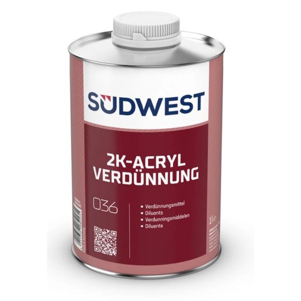 Südwest 2K-Acryl-Verdünnung – 1 Liter