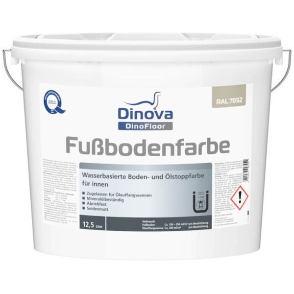 Dinova DinoFloor Fußbodenfarbe – 12,5 Liter