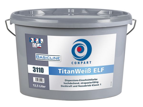 Conpart TitanWeiß ELF 3110 – 12,5 Liter – Weiß