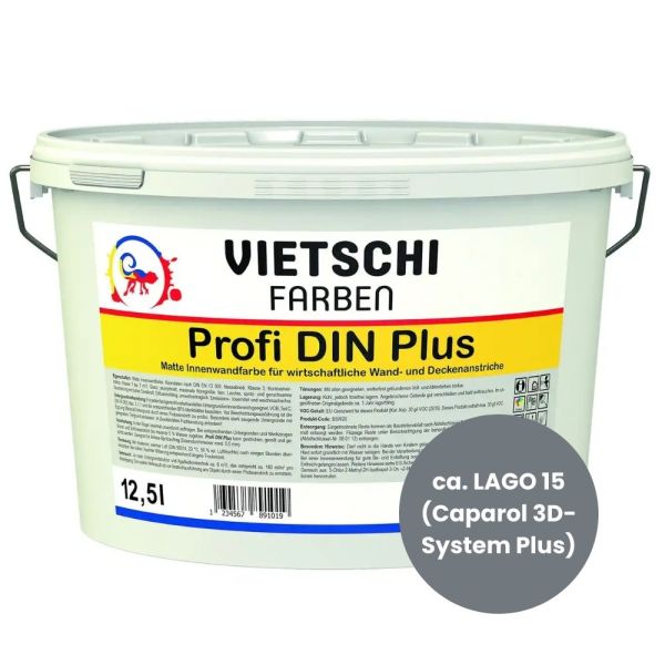 Restposten – VIETSCHI Profi DIN Plus – 5 Liter – ca. LAGO 15 (Caparol 3D-System Plus)