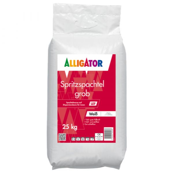 Alligator Spritzspachtel grob LEF – 25kg