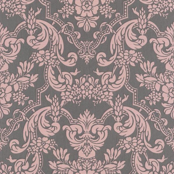 Rasch Vliestapete 570649 Rosa-Rose Taupe Muster & Motive 10,05 m x 0,53 m