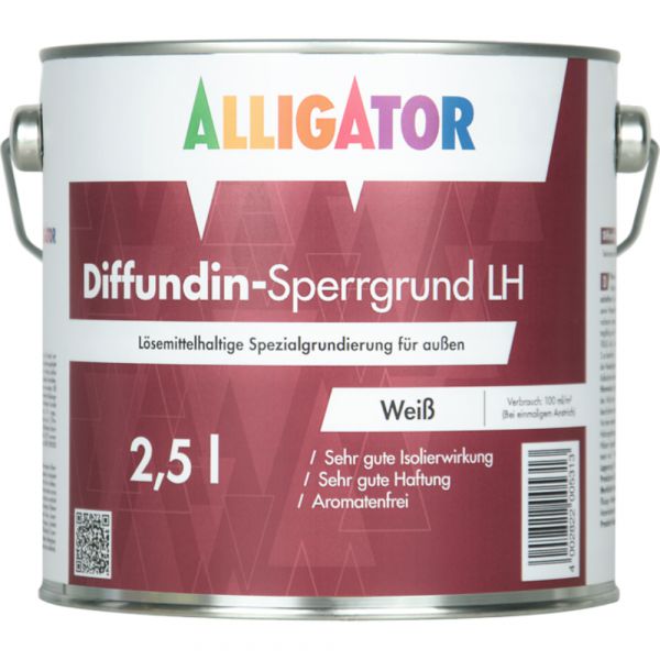 Alligator Diffundin-Sperrgrund LH – 2,5 Liter 749107