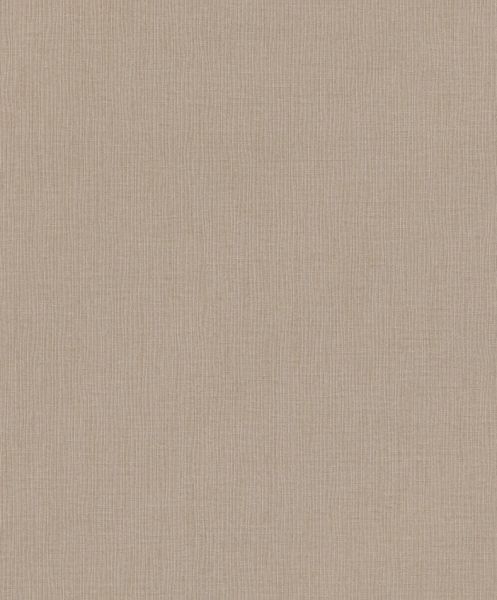 Rasch Vliestapete 484656 Beige-Leinen dunkel Uni 10,05 m x 0,53 m