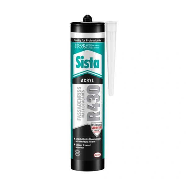 Sista Acryl R430 Fassaden-Rissdichter Altweiß – 300 ml