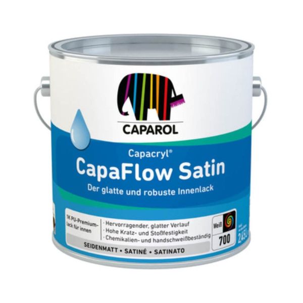 Caparol Capacryl CapaFlow Satin – Weiß - 2,45 Liter 1001-015935