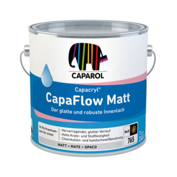 Caparol Capacryl CapaFlow Matt – Weiß - 2,45 Liter 1001-015925