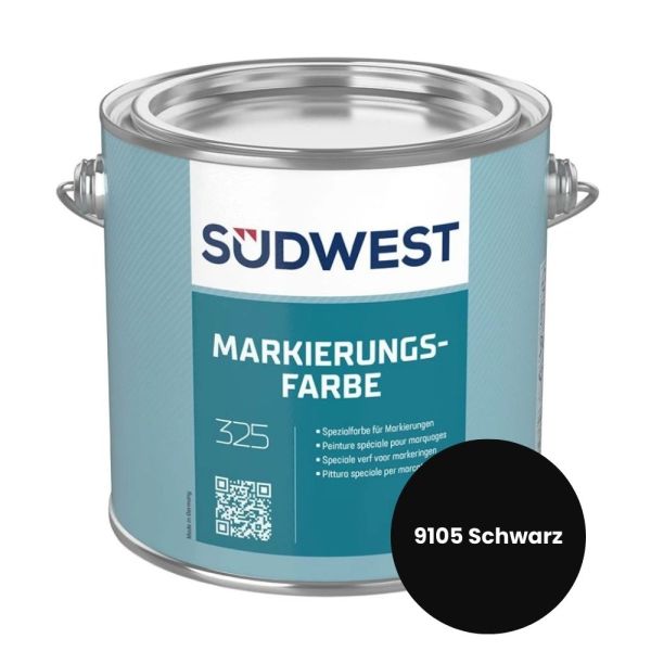 Restposten – Südwest Markierungsfarbe 0,75 Liter – 9105 Schwarz