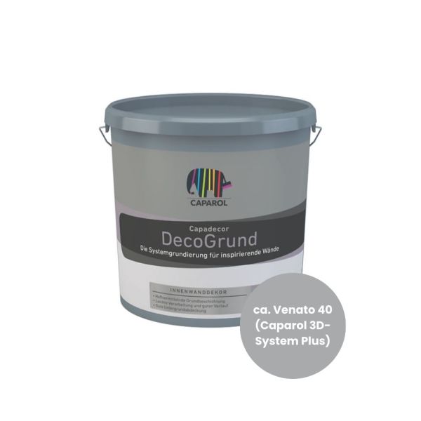 Restposten – Caparol Capadecor DecoGrund – 2,5 Liter – Venato 40 (Caparol 3D-System Plus)