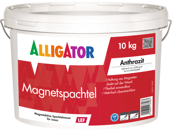 Alligator Magnetspachtel LEF Anthrazit 10 kg