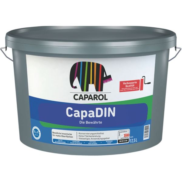 Caparol CapaDIN Wandfarbe, Deckenfarbe, gute Qualität