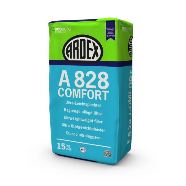 ARDEX A 828 COMFORT Ultra-Leichtspachtel – 15kg