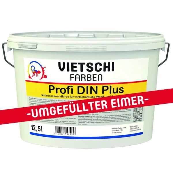 Restposten – VIETSCHI Profi DIN Plus Weiß – Umgefüllter Eimer – ca. 10 Liter