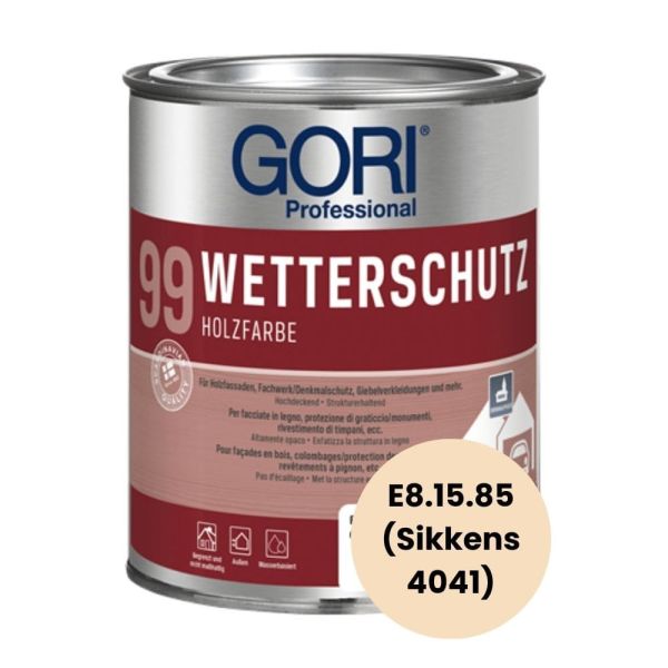 Restposten – GORI 99 Wetterschutz-Farbe – 5 Liter E8.15.85 (Sikkens 4041)