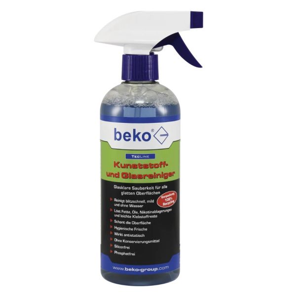 beko Kunststoff- und Glasreiniger Sprühflasche 500ml