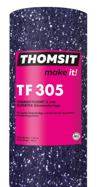 Thomsit TF 305 Thomsit-Floor SUPERTEX Dämmunterlage 5 mm – 24m x 1,25m