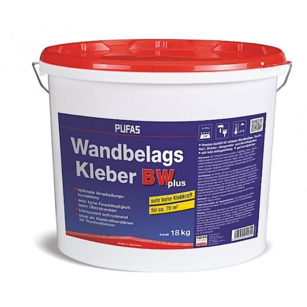 Pufas Wandbelags-Kleber BW plus