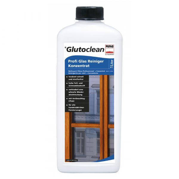 Glutoclean Profi Glas Reiniger Konzentrat – 1 Liter