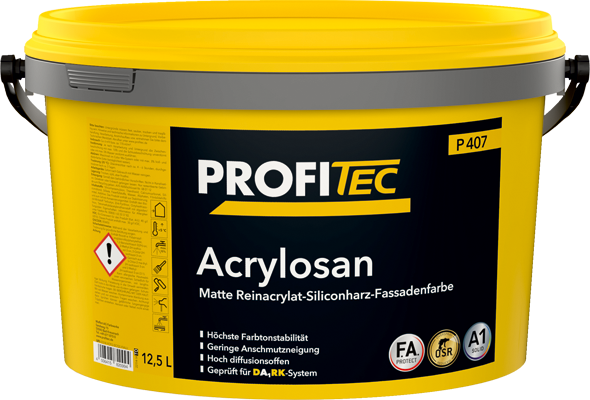 ProfiTec P 407 Acrylosan Weiss Fassadenfarbe