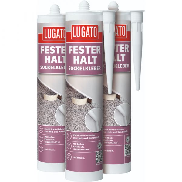 Lugato Fester Halt Sockelkleber – 450g