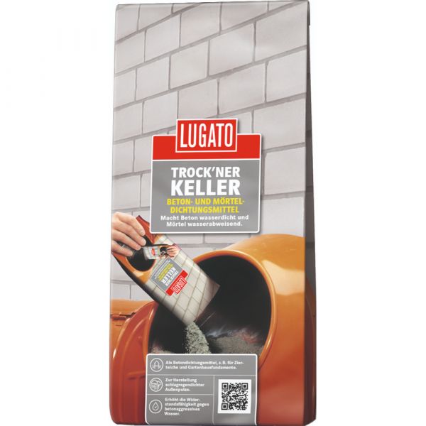 Lugato Trockner Keller Beton- und Mörteldichtungsmittel – 1kg