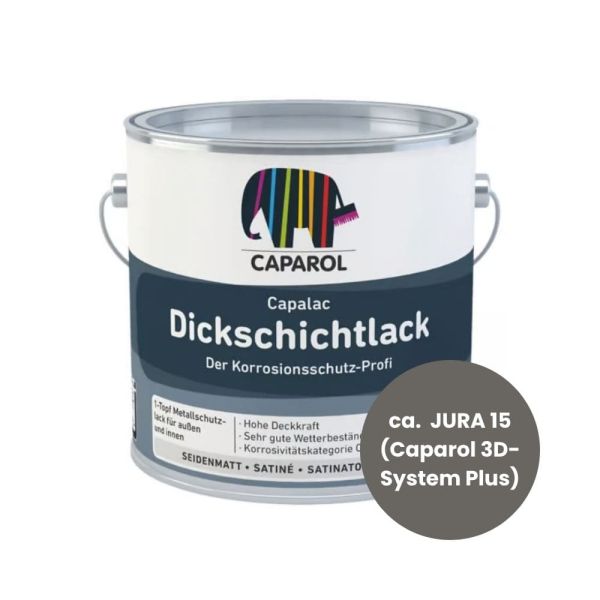 Restposten – Caparol Capalac Dickschichtlack – 0,75 Liter – ca. JURA 15 (Caparol 3D-System Plus)