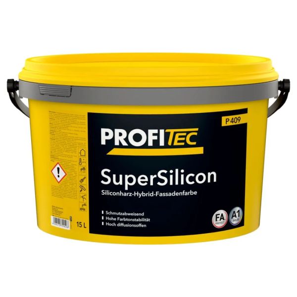 ProfiTec P 409 SuperSilicon Siliconharz-Hybrid-Fassadenfarbe