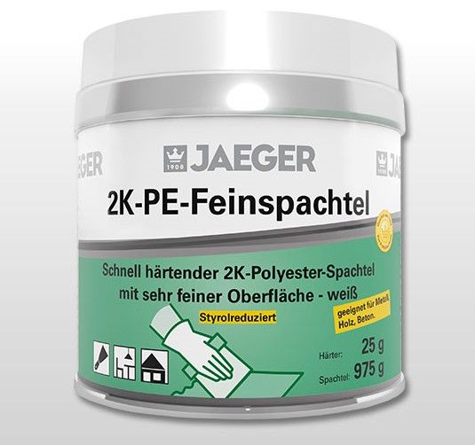 Jaeger 2K-PE Feinspachtel 1 kg - Hier bequem bestellen