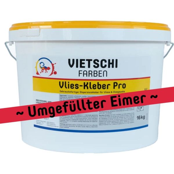 Restposten – VIETSCHI Vlieskleber Pro – ca. 16kg – Umgefüllter Eimer