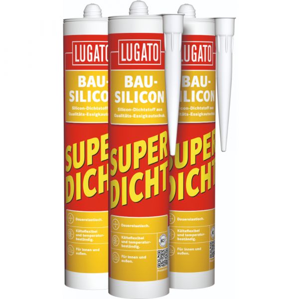 Lugato Bau-Silicon Super Dicht – 300ml