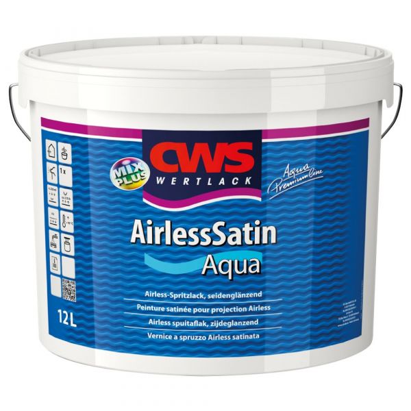 CWS WERTLACK Airless Satin Aqua Weiß