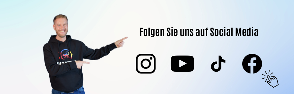 Folgen Sie uns auf Social Media