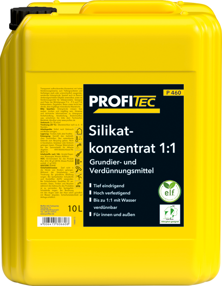 ProfiTec P 460 Silikatkonzentrat – 10 Liter