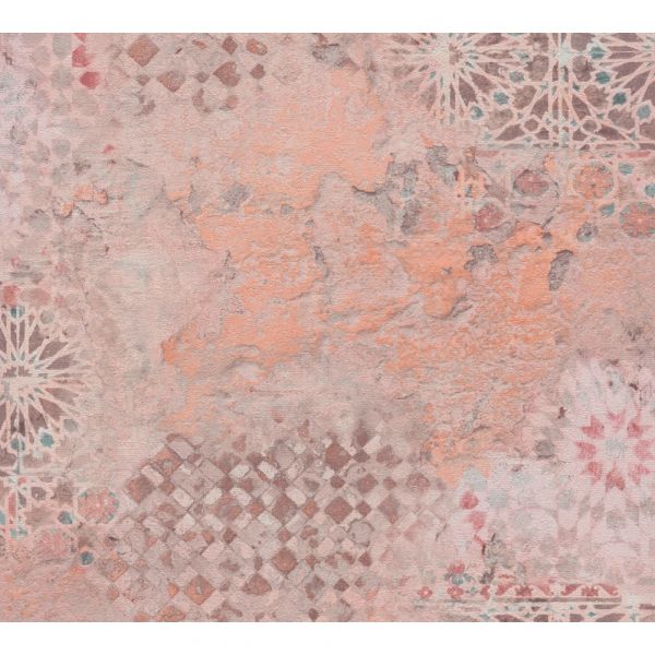 AS Creation Ausgefallene Tapete Orange Beige 866-378582 - 10,05 m x 0,53 m