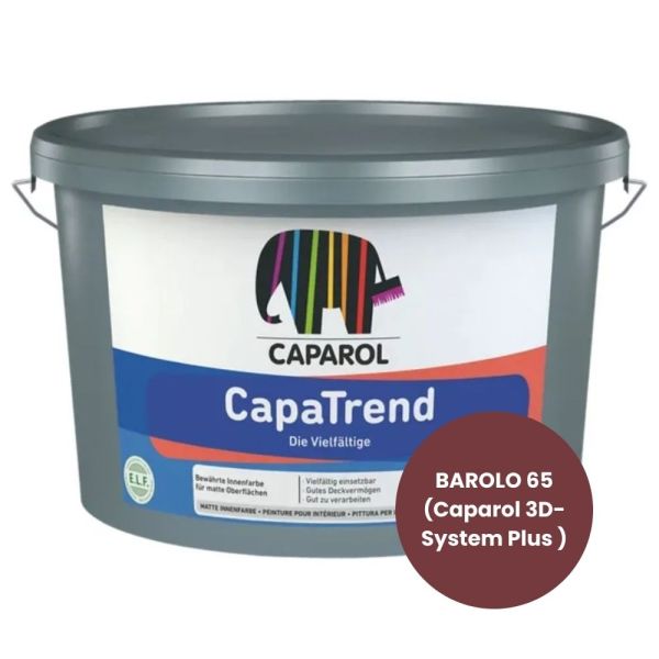 Restposten – Caparol CapaTrend Wandfarbe – 12,5 Liter – BAROLO 65 (Caparol 3D-System Plus)