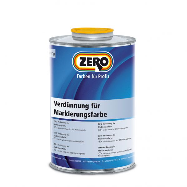 Zero Verdünnung für Markierungsfarbe