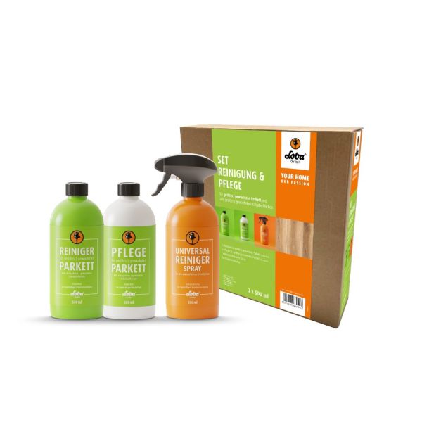 Loba Reinigung & Pflege Set Geölt/Universal 4tlg.