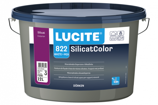 LUCITE 822 Silicat Color Fassadenfarbe