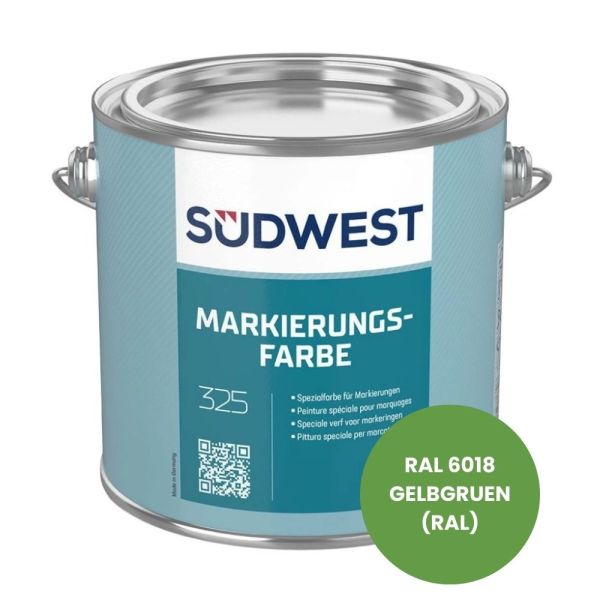 Restposten – Südwest Markierungsfarbe 0,75 Liter – RAL 6018 GELBGRUEN (RAL)