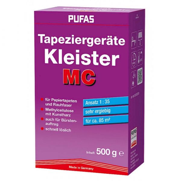 Pufas Tapeziergeräte-Kleister MC – 500g