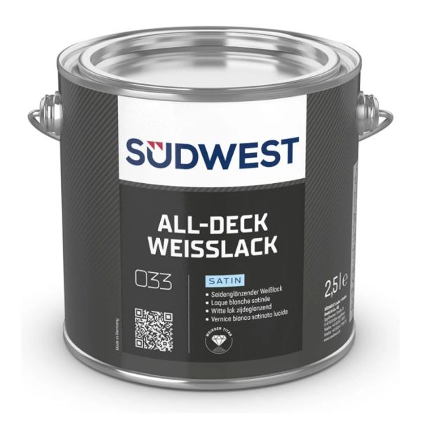 Südwest All-Deck Weißlack Satin